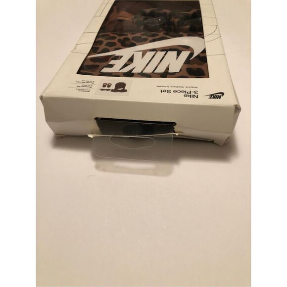 Nike 3-Piece Box Set Baby Girls 6-12M Cheetah Print - Picture 4 of 4